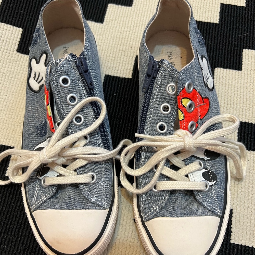 Zara Mickey Mouse Sneakers